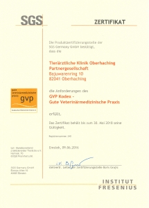 GVP Zertifikat 2016